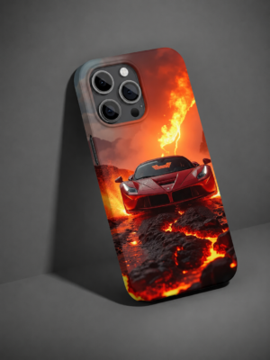 Custom Supercar & Automotive Flame Phone Case